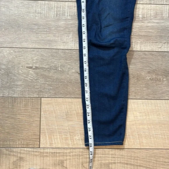 Paige jeans darker denim hoxton ankle stretchy skinny jeans 26 - Picture 12 of 15